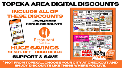 BOSS BUCKS DISCOUNTS - DIGITAL FUNDRAISER CARD